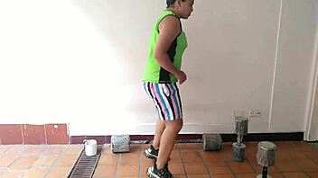 nothing like personalized classes to burn calories, right? damn, instructor, you screw so good!