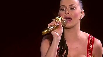 Katy Perry's sizzling live rendition of I Kissed a Girl in a stunning outfit