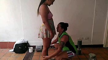 nothing like personalized classes to burn calories, right? damn, instructor, you screw so good!