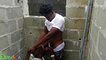 African girl loves my long dick