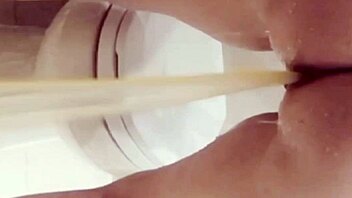 Anal enema squirting threesome with ass worshiping