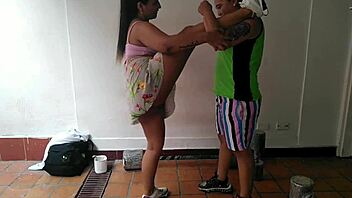 nothing like personalized classes to burn calories, right? damn, instructor, you screw so good!