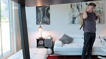 riding stepbros cock to silence him