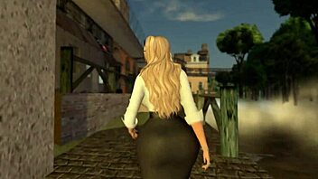 Blonde Slut Feels Intense Emotions in Biker Gangbang