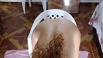 Intense Vaginal Squirting From BBW Anal Play