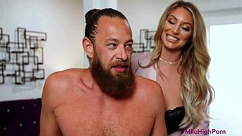 Kayley Gunner cowgirl cumshot!