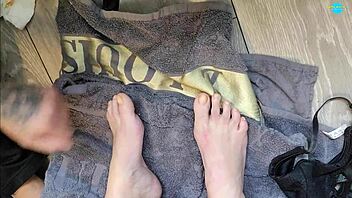 Close-Up Foot Worship By Girlfriend's Friend