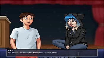 New anime dating game with big tits and sensual scenes