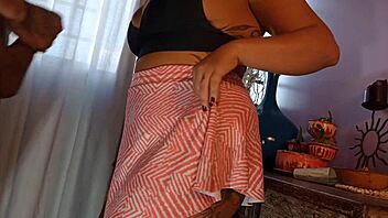 Wife with big tits and ass always ready for monster cock fuck in POV.