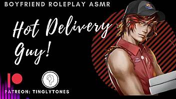 hot delivery guy roleplay asmr male voice