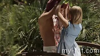 Amazing Outdoor Threesome in Nature