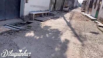 Masturbating in this abandoned farm spot with a big cock 😍