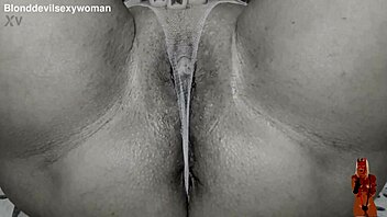 wow, this blonde wife's lingerie is just too tasty! 😍