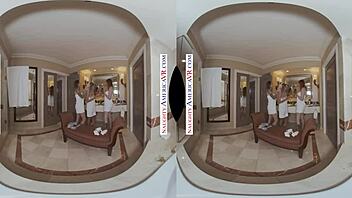 Lauren Phillips And Natasha Starr Surprise Bride Katie Morgan With Stripper!