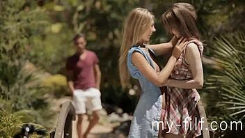 Amazing Outdoor Threesome in Nature