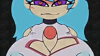 Sky gets monster cock in ass and tits 😈.