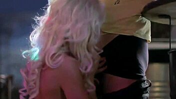 blonde amateurs have a blowjob party at the night club