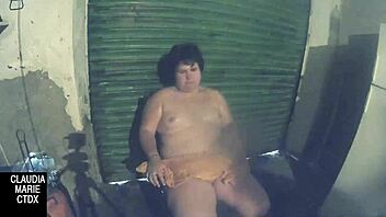 Fat Amateur Gets Fucked By Local Guy!