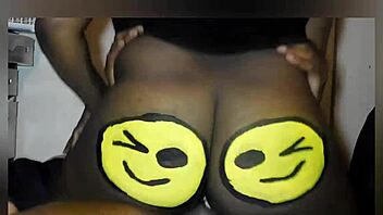 Ebony Rides Monster Cock in Cowgirl, Cum on Ass?