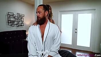 Kayley Gunner cowgirl cumshot!