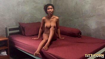 Thai Teen with Big Boobs Meets Foreigner