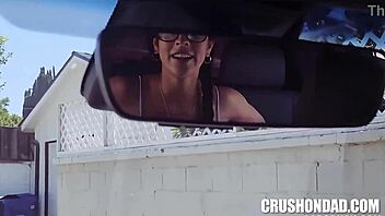 Madison Wilde and Allen Swift share a proud moment in amateur blowjob scene. They explore petite teen dynamics.