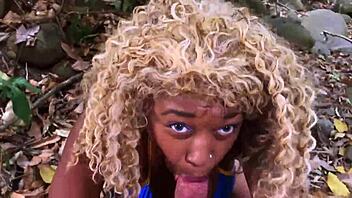 Nina relaxes by the riverside with Don