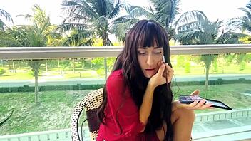 sexy brunette unlocks makeup secrets for flawless face