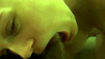 White Girl Feels Intense Pleasure Sucking