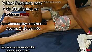 Jacy Metralha, a married woman, craves oral sex and desires to orgasm on Mike's large penis during a hardcore encounter
