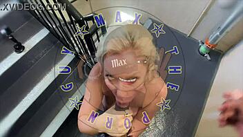 Pips3e3 Sydney blows huge load in stairwell