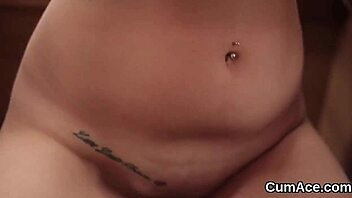 Hot Doll Receives Facial Cumshot in POV Blowbang