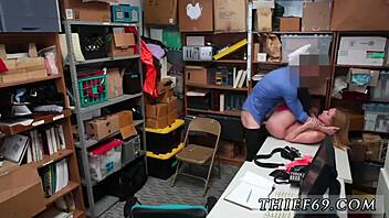 Police cock drills petite blonde teen in her first intense interrogation session.
