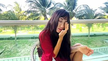 sexy brunette unlocks makeup secrets for flawless face