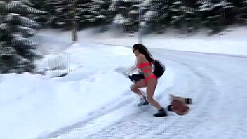 This French milf with big boobs loves to show off