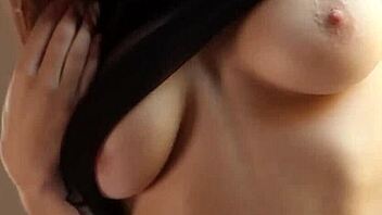 SKINNY TEEN ELIZABETH MASTURBATES IN SOCKS AND HEELS!