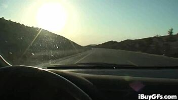 saucy busty brunette sheila marie teases shaved pussy