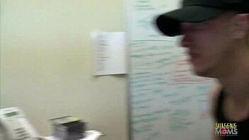 Busty Milf Kneels To Suck Cock Before Banging. She Rides Cowgirl And Gets Cum On Face.