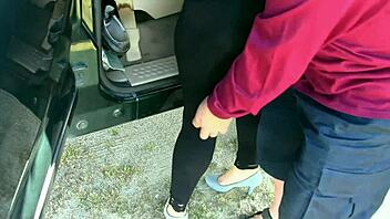 I blindfold this tiny 18+ tits teen 18+ an she cuddles an loves bein tickled