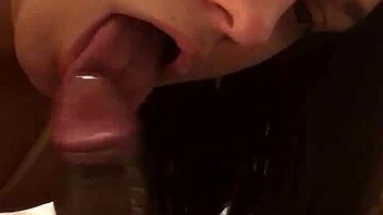 White Girl Feels Intense Pleasure Sucking