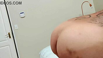 my wife jumps on me, rides my cock with anal play