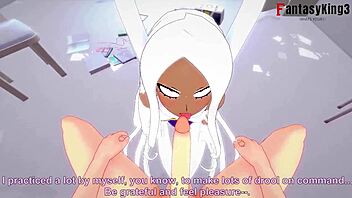 Rumi Usagiyama Mirko Blowjob Pov Boku No Hero Free