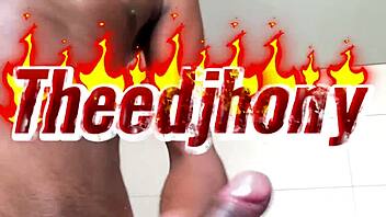 Feeling intense orgasm during homemade gay massage.