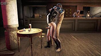 In this hentai, 2b from fo4 gets her ass fucked hard.