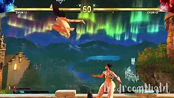 Chun Li's big ass and tits exposed in nude hentai group scene!