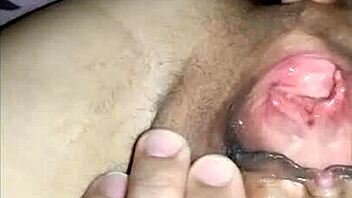 I'm playing with my wife's charms, exploring her ass and pussy with fingering