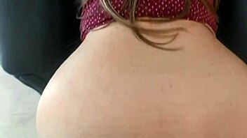 blonde with big ass gets a quick cumshot in the room, focusing on her ass during the rapid session.