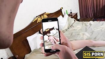 Porn Colleen gets banged by her stepbrother who's too excited to watch.