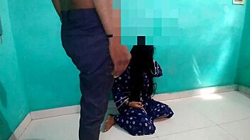 Indian maid gets fucked hard in hardcore scene