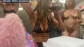 Live streamers revealing their breasts on camera and unintended nipple exposure in video 192